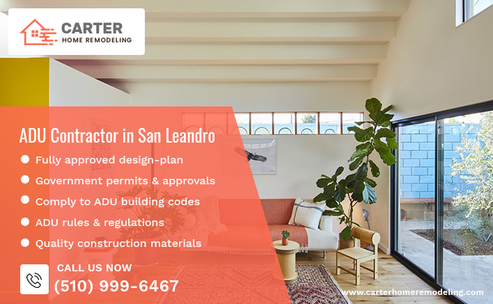 Comprehensive list of features offered for accessory dwelling units (ADUs) including modern amenities and custom designs.