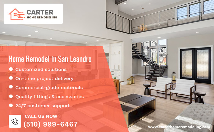 Home remodeling specialties and services offered